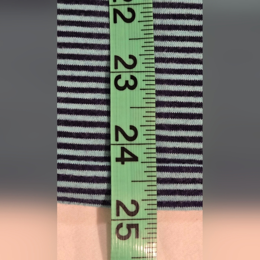 Teal Striped Long Sleeve Tee - Picture 8 of 8